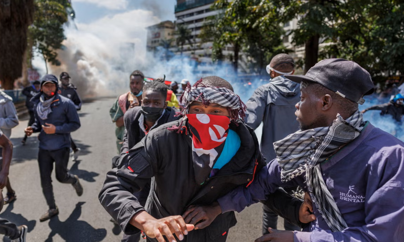 Finance Bill 2024 protestors