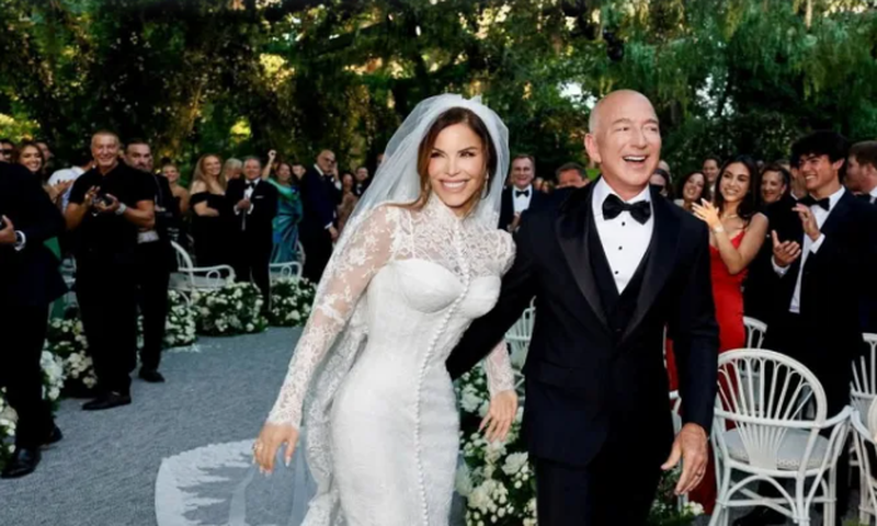 Standout moments as Jeff Bezos weds Lauren Sanchez in star-studded in Venice