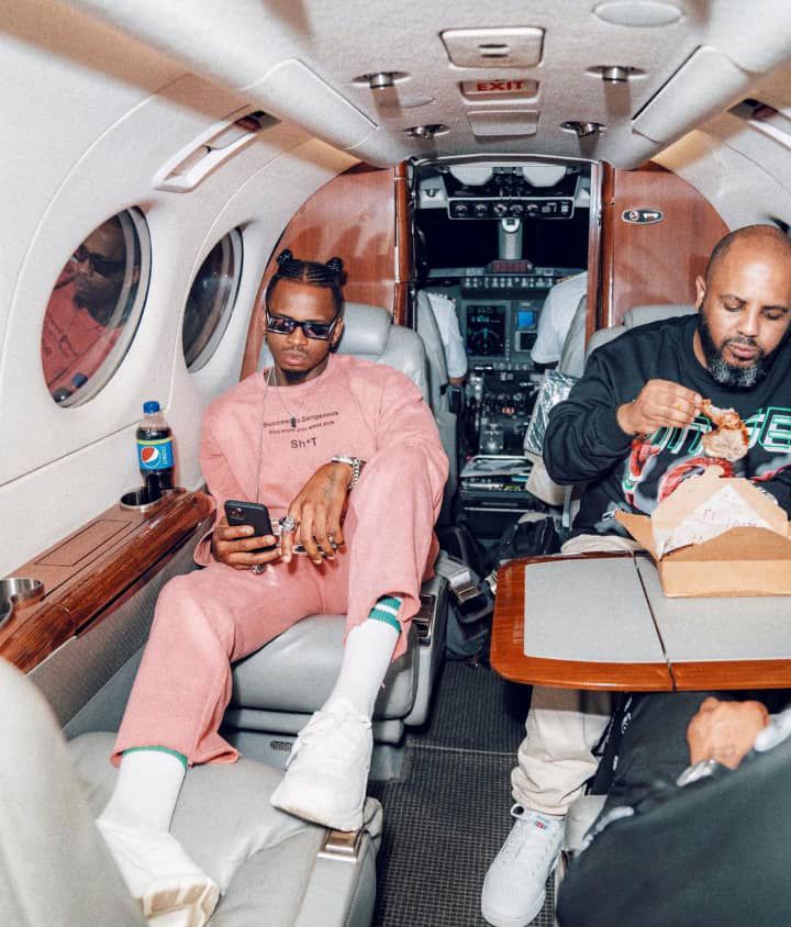 Diamond and his manager Salaam SK
