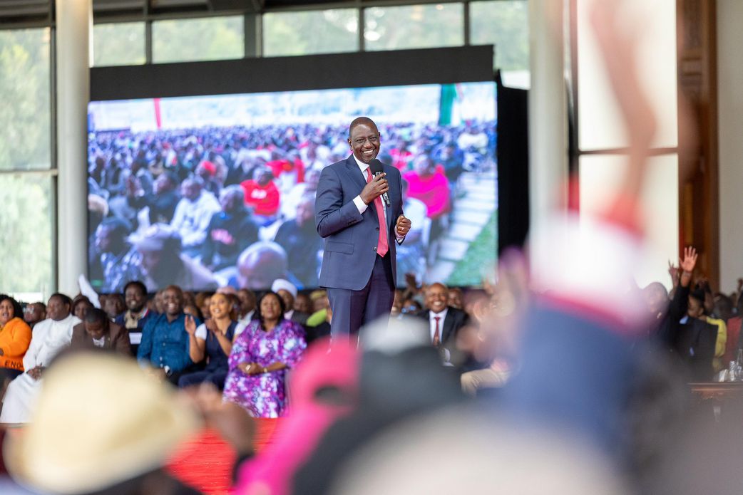 President William Ruto hosting a delegation from Kiambu county at State House, Nairobi