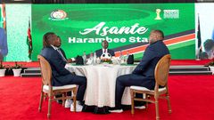 President William Ruto hosts Harambee Stars team at State House