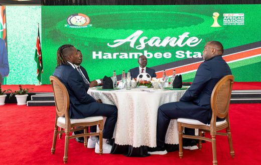 President William Ruto hosts Harambee Stars team at State House
