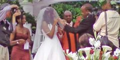 Prezzo and his ex wife Daisy Jematia Kiplagat on their wedding day in 2008