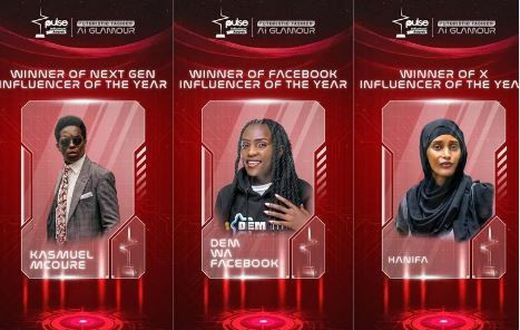 Dem Wa Facebook celebrates win as Kasmuel & Hanifa shine at Pulse Influencer Awards 2024