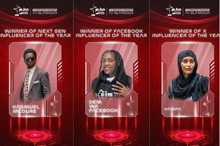Dem Wa Facebook celebrates win as Kasmuel & Hanifa shine at Pulse Influencer Awards 2024