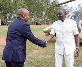 Kithure Kindiki receives Ruto in Kwale for 60th Mashujaa Day celebrations