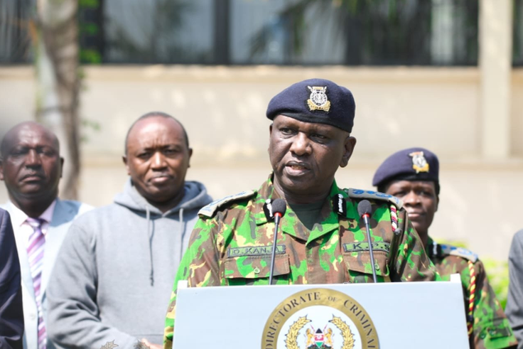 Inspector General of Police Douglas Kanja