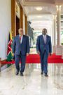 President William Ruto hosting the Prime Minister of Haiti, Dr. Garry Conille, at State House Nairobi for an official visit