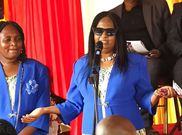 A screengrab image of Prof Kithure Kindiki's wife, Joyce Kindiki