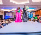 Joan Okorodudu showcasing her work