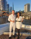 Stephanie Kiuna with her husband