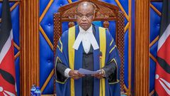 Senate Speaker Amason Kingi during the hearing of the impeachment trial of Deputy President Rigathi Gachagua