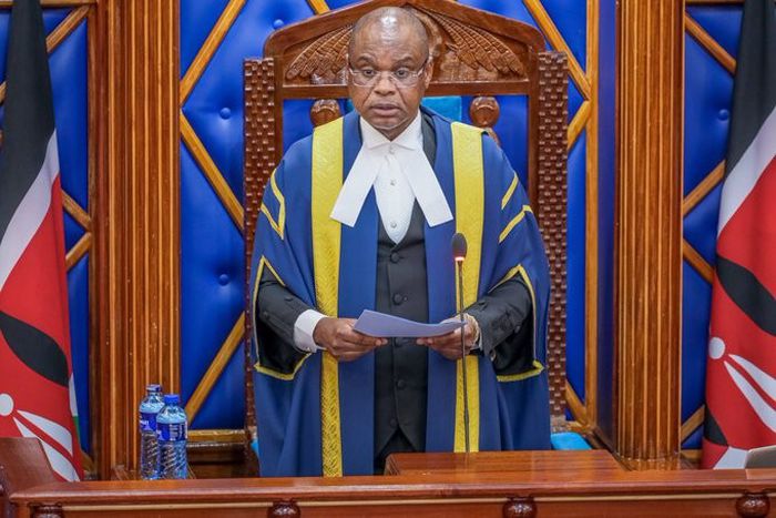Senate Speaker Amason Kingi during the hearing of the impeachment trial of Deputy President Rigathi Gachagua