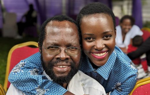 Lupita Nyong'o and her father Governor Anyang Nyong'o