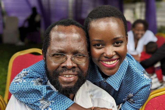 Lupita Nyong'o and her father Governor Anyang Nyong'o