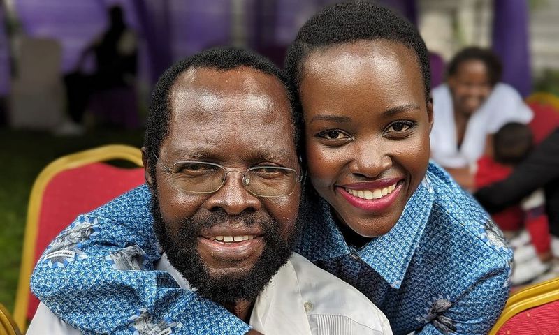 Lupita Nyong'o and her father Governor Anyang Nyong'o