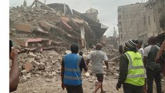 Several people feared dead after 7-storey building collapses in Kahawa West