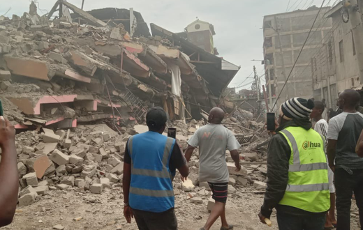 Several people feared dead after 7-storey building collapses in Kahawa West