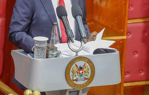Deputy President Rigathi Gachagua in the National Assembly