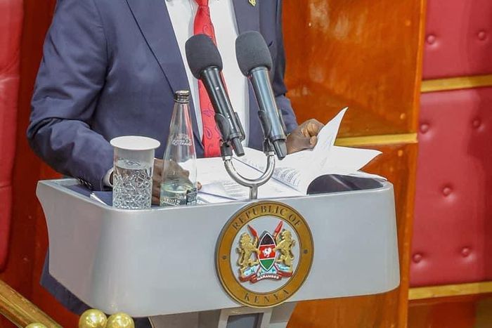 Deputy President Rigathi Gachagua in the National Assembly