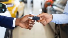 Car exchange sale in progress