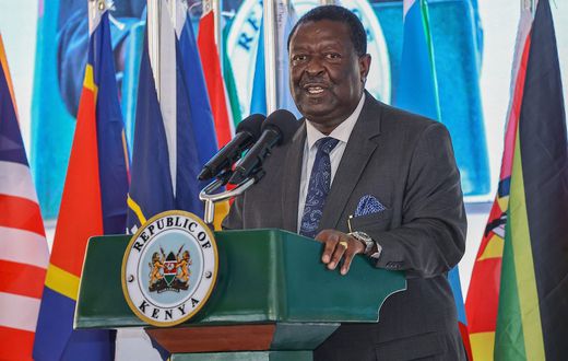 Prime Cabinet Secretary Musalia Mudavadi when he appeared before the senate
