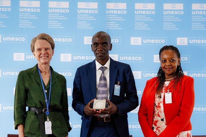 Marathon legend Eliud Kipchoge has been appointed the goodwill ambassador for UNESCO