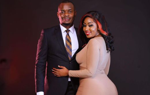 Amber Ray and her boyfriend Kenned Rapudo
