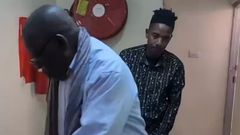 James Kanyore with Eric Omondi