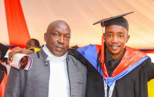 Akuku Danger with late father