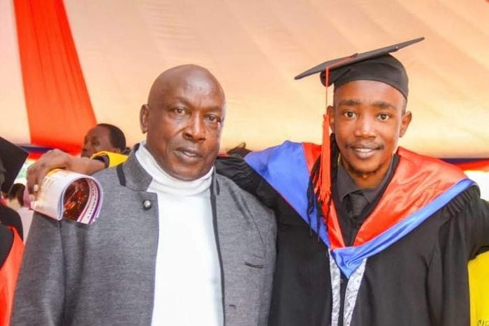 Akuku Danger with late father