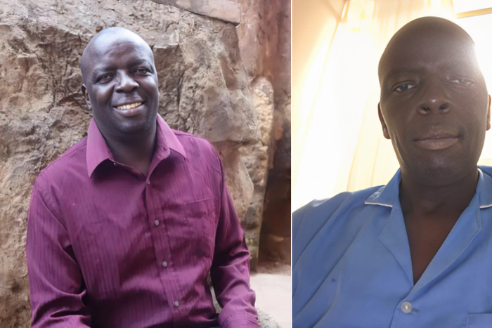 A collage of Matthew Nyamlori