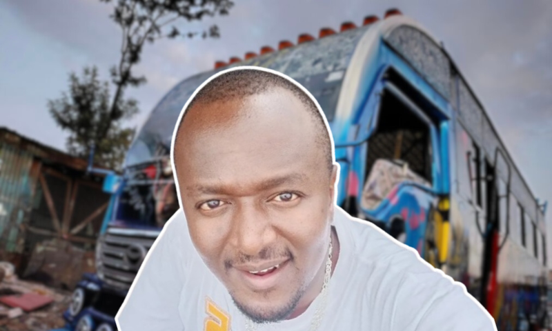 Popular Digital Illustrator animator and visual artist Moses Obasanjo Ombongi, also known by his nickname "Lithium,"