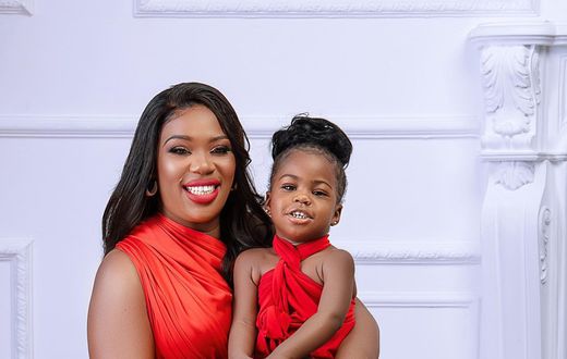 Renowned gospel singer and preacher Ruth Matete with her daughter Toluwa Apewajoye