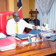File image of impeached Deputy President Rigathi Gachagua at his office