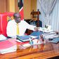 File image of impeached Deputy President Rigathi Gachagua at his office
