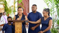 Mashirima Kapombe and her siblings Eugene and Fiona