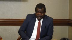 Senator from Busia County, Okiya Omtatah during a public discussion in September 2024