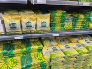 Sugar in supermarket shelves