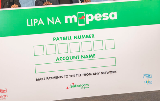A paybill indicator