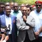 Azimio la Umoja principal and Wiper leader Kalonzo Musyoka, Democratic Alliance Party leader (DAP K) leader Eugine Wamalwa and Safina party leader Jimi Wanjigi addressing the press after a church service on Sunday, September 29, 2024.