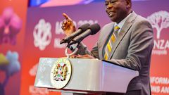 Impeached Deputy President Rigathi Gachagua during a past event