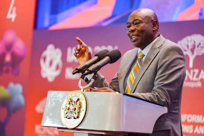 Impeached Deputy President Rigathi Gachagua during a past event