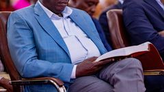 Deputy President Rigathi Gachagua during a past church service