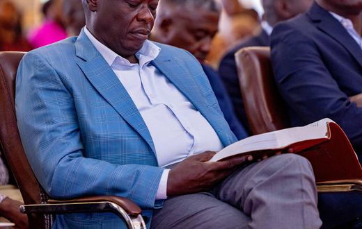Deputy President Rigathi Gachagua during a past church service