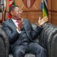 National Assembly Speaker Moses Wetangula hosts guests in his office