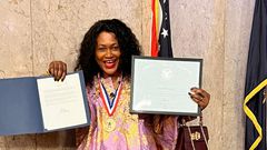 Joan Okorodudu receives Lifetime Presidential Award from President Biden