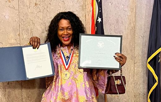 Joan Okorodudu receives Lifetime Presidential Award from President Biden