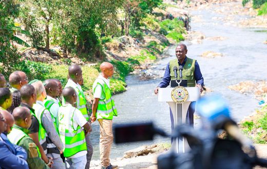 President William Ruto officiated the launch of the Climate WorX Mtaani initiative in Korogocho, Nairobi County on September 12, 2024