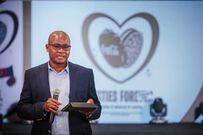 Francis Kathoka - Country Director Mondelez International gives his remarks during the launch of the limited-edition Coca-Cola flavoured Oreo cookies.